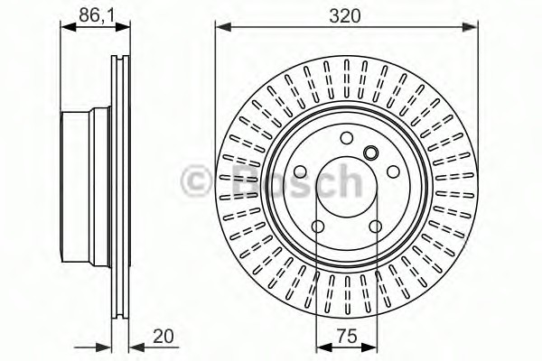 Тормозные диски BOSCH 0986479351