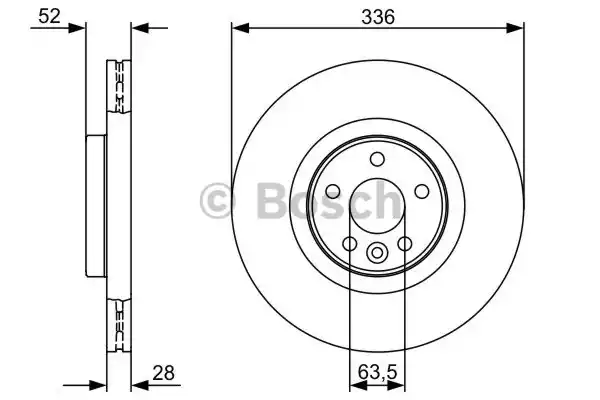 Тормозные диски BOSCH 0986479395