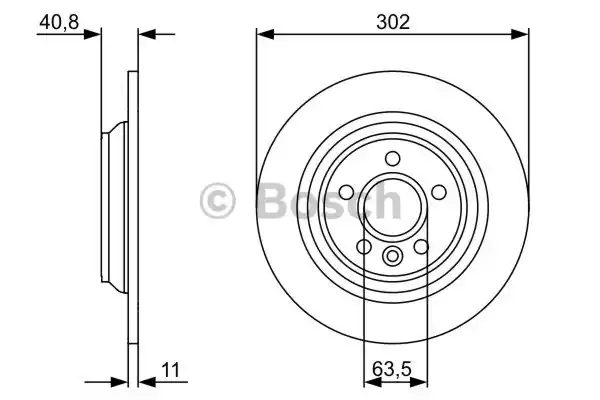 Тормозные диски BOSCH 0986479397