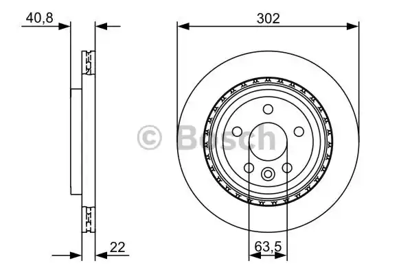 Тормозные диски BOSCH 0986479398