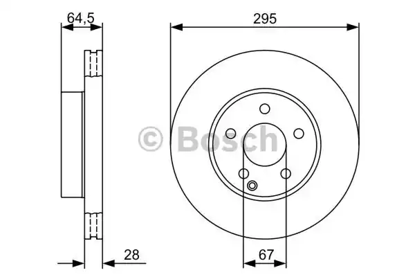 Тормозные диски BOSCH 0986479407