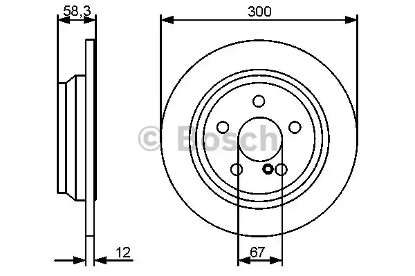 Тормозные диски BOSCH 0986479414