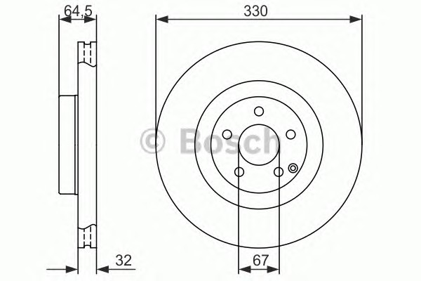 Тормозные диски BOSCH 0986479415