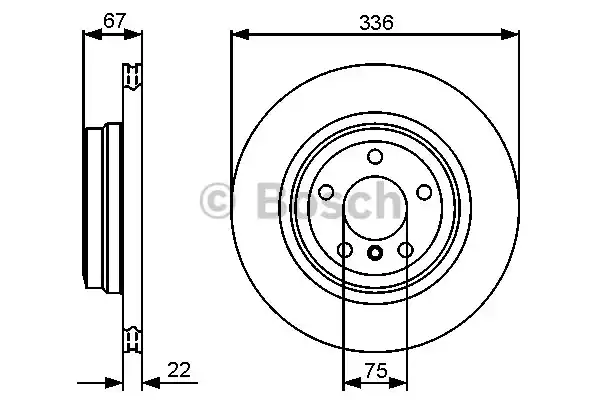 Тормозные диски BOSCH 0986479439