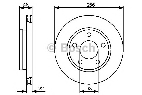 Тормозные диски BOSCH 0986479463