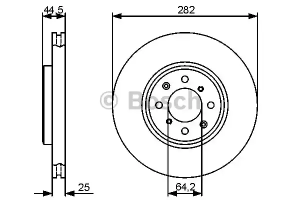 0 986 479 476 BOSCH Тормозные диски