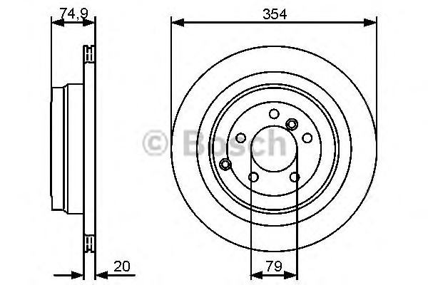 Тормозные диски BOSCH 0986479479