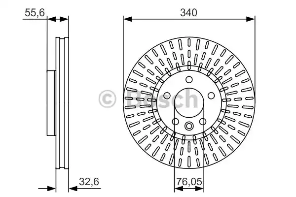 0986479546 BOSCH Тормозные диски