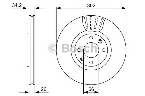 Тормозные диски BOSCH 0986479548