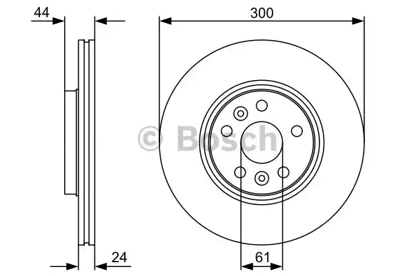 Тормозной диск BOSCH 0986479554