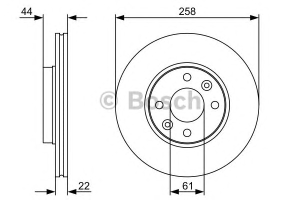 Тормозные диски BOSCH 0986479556