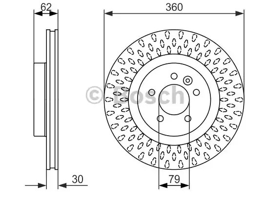 Тормозные диски BOSCH 0986479578