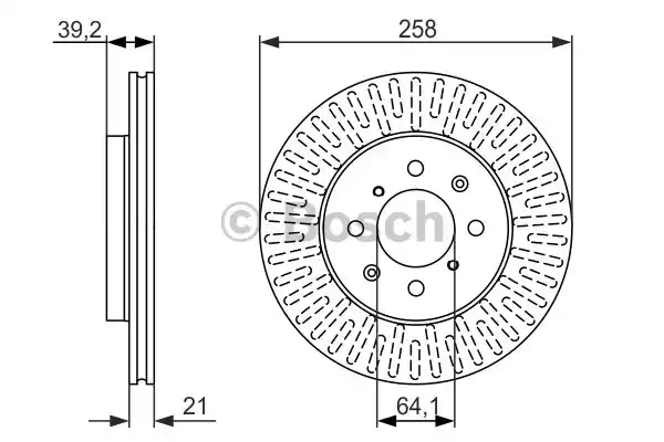 Тормозные диски BOSCH 0986479594