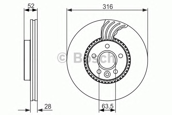 Тормозные диски BOSCH 0986479620