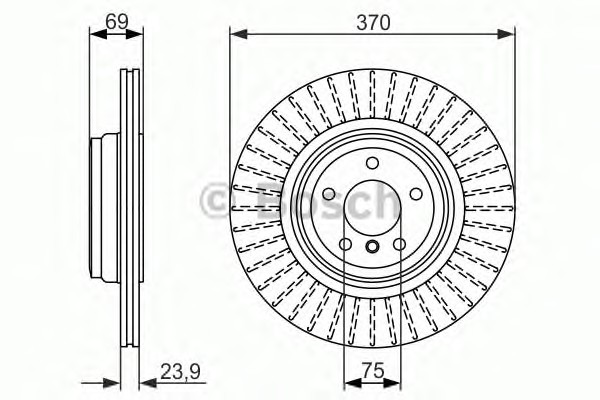 Тормозные диски BOSCH 0986479730