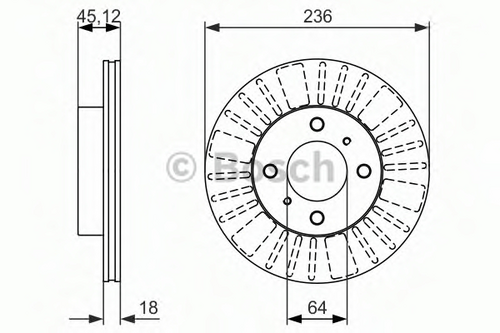 Тормозные диски BOSCH 0986479883