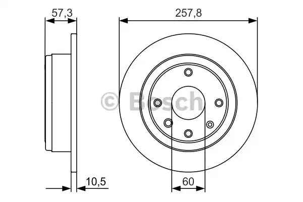 Тормозные диски BOSCH 0986479985