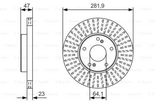 Тормозные диски BOSCH 0986479A99