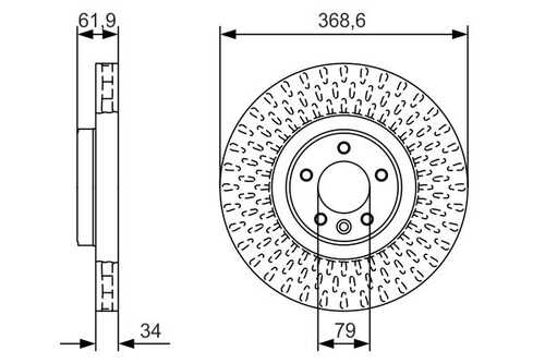 тормозные диски BOSCH 0986479B18