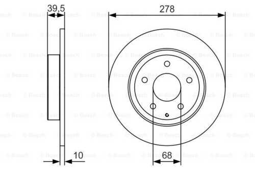 Тормозной диск BOSCH 0986479C22