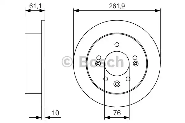 Тормозные диски BOSCH 0986479R09