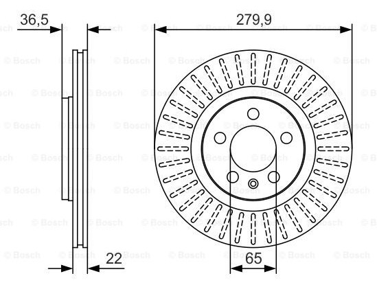 Тормозные диски BOSCH 0986479R68