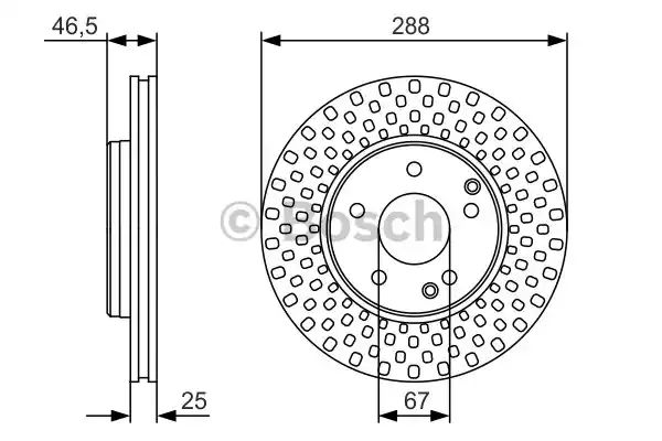 Тормозные диски BOSCH 0986479R69