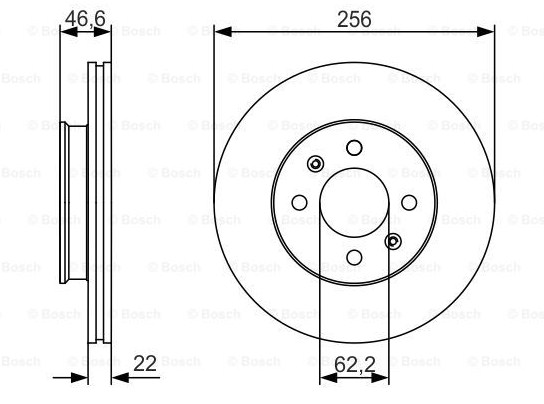 Тормозные диски BOSCH 0986479R77