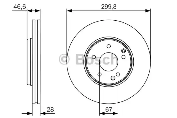 Тормозные диски BOSCH 0986479R79