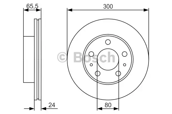 Тормозные диски BOSCH 0986479R86