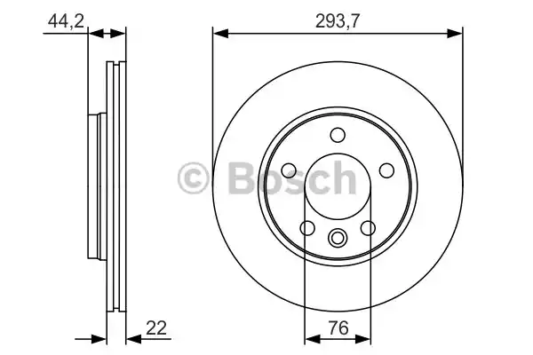 Тормозные диски BOSCH 0986479S06