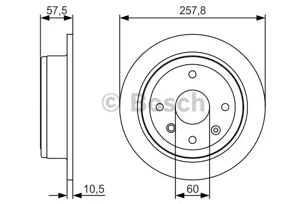 Тормозные диски BOSCH 0986479S08