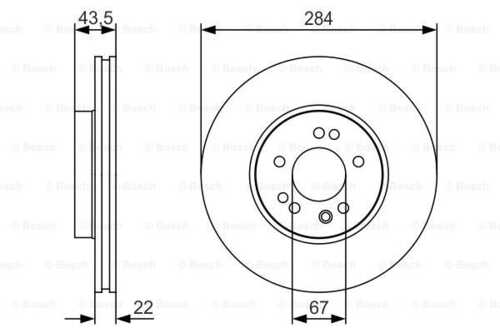 Тормозные диски BOSCH 0986479S15