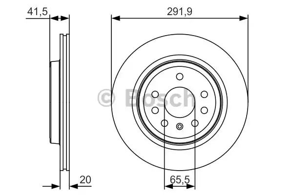 Тормозные диски BOSCH 0986479S27