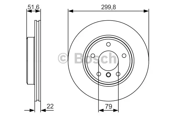 Тормозные диски BOSCH 0986479S32