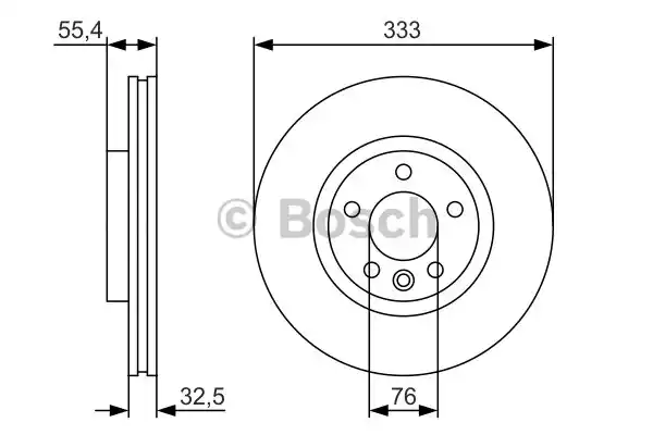 0986479S72 BOSCH Тормозные диски