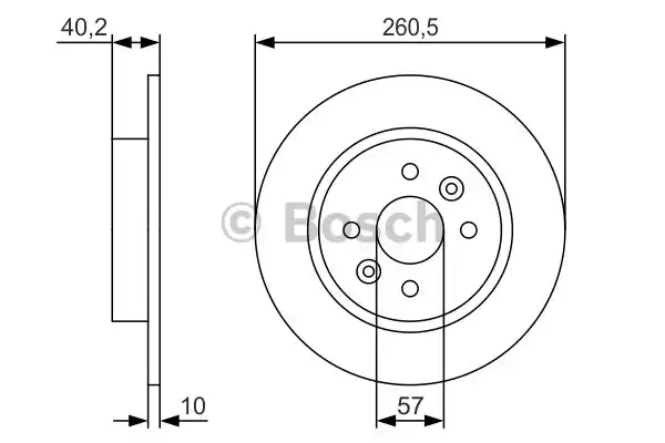 Тормозной диск BOSCH 0986479S85