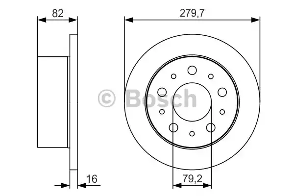 Тормозные диски BOSCH 0986479S86