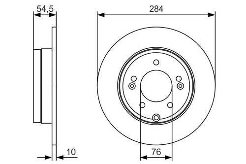 Тормозные диски BOSCH 0986479T49