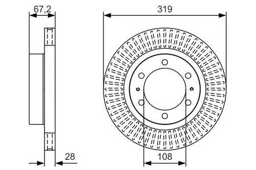 Тормозные диски BOSCH 0986479T80