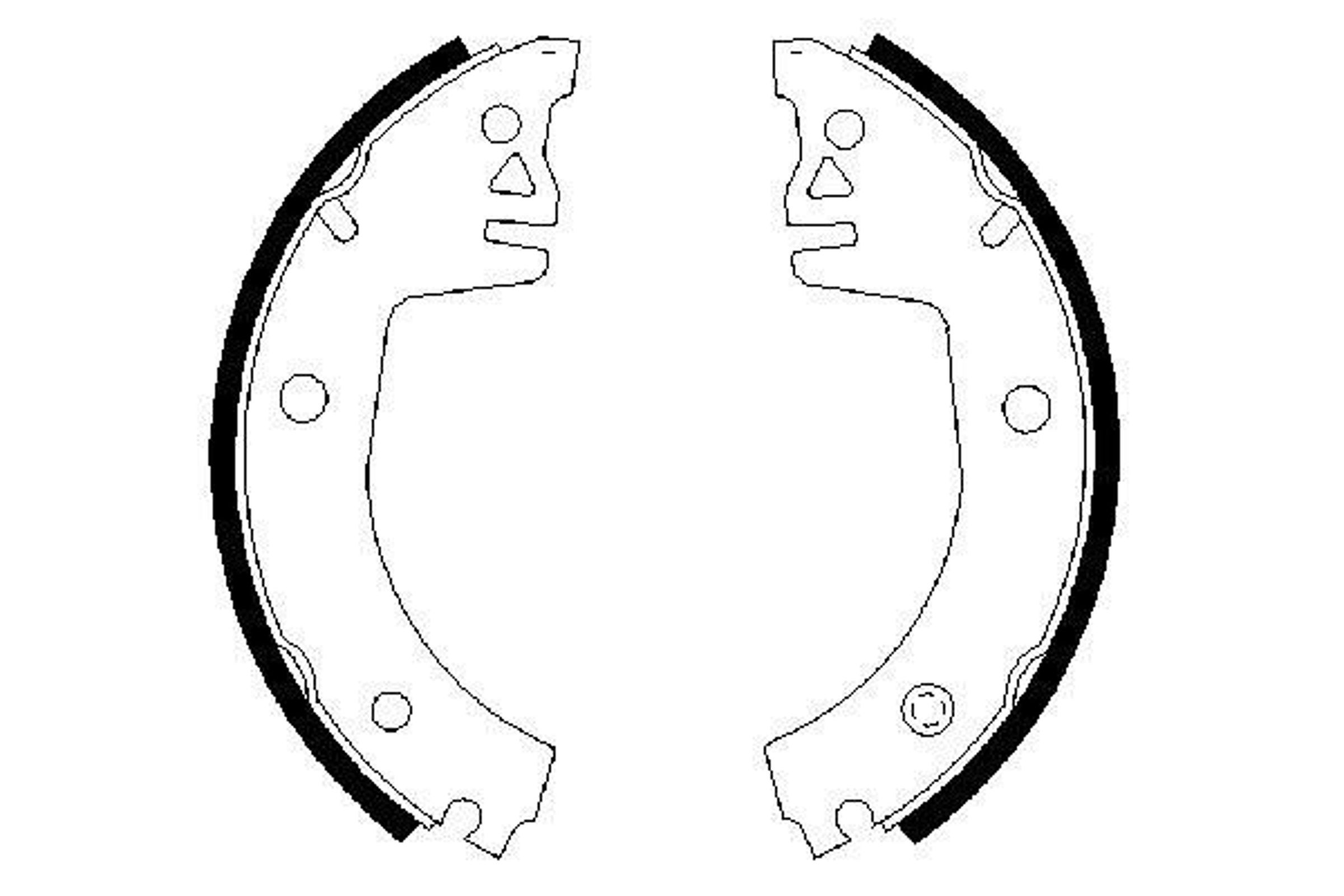 Комплект тормозных колодок BOSCH 0986487326