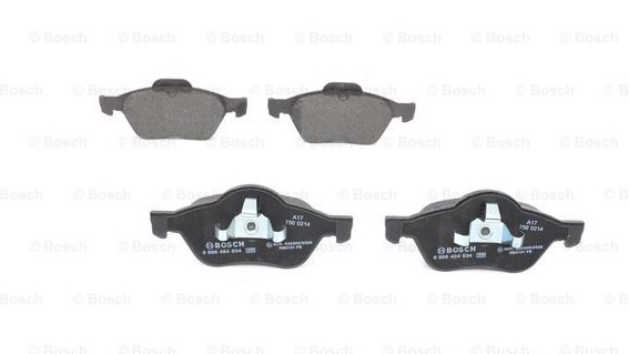 Комплект тормозных колодок дискового тормоза BOSCH 0986494034