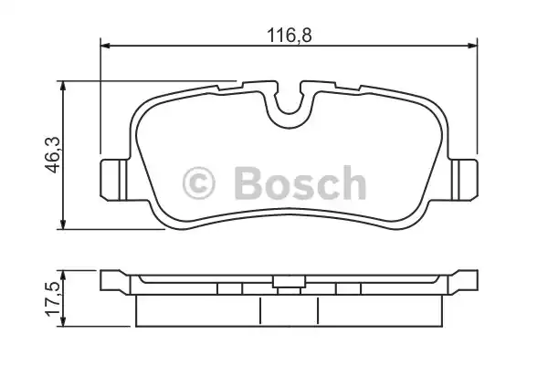 Тормозные колодки BOSCH 0986494148