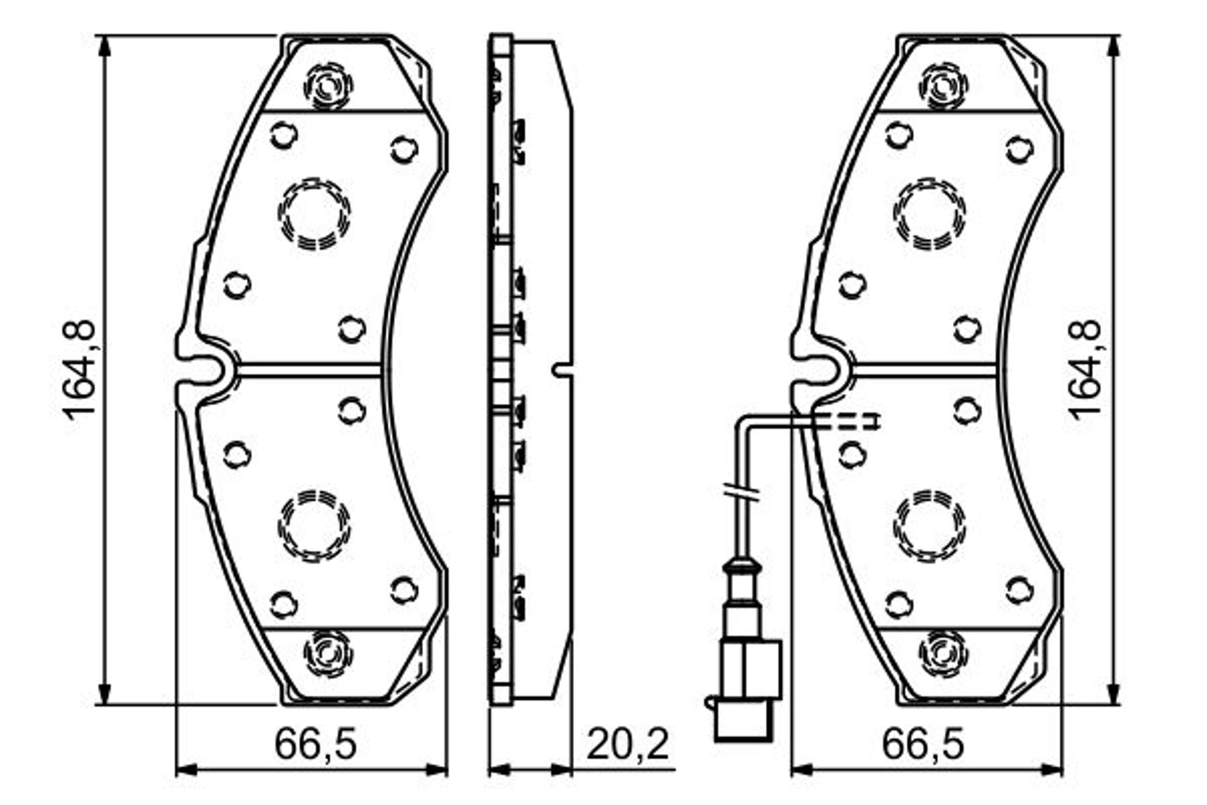 0986494239 BOSCH Колодки тормозные дисковые