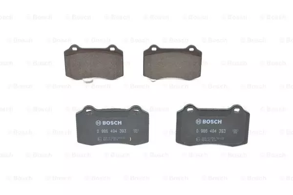 Комплект тормозных колодок дискового тормоза BOSCH 0986494393