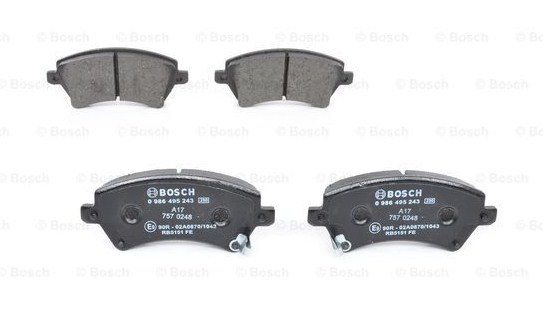 0986495243 BOSCH Тормозные колодки