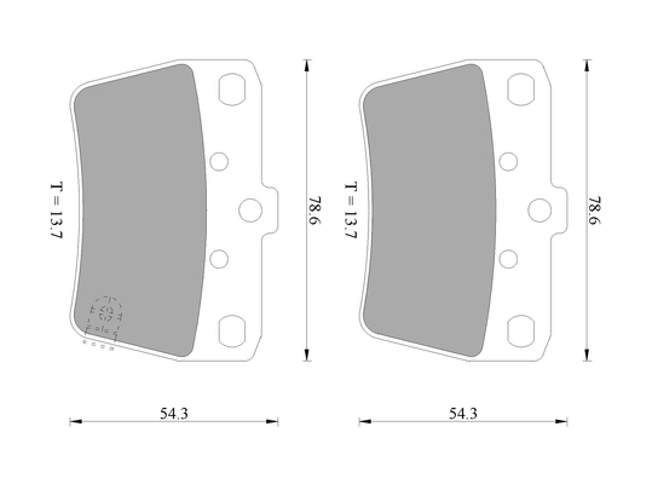 Комплект тормозных колодок дисковый тормоз BOSCH 0986505076