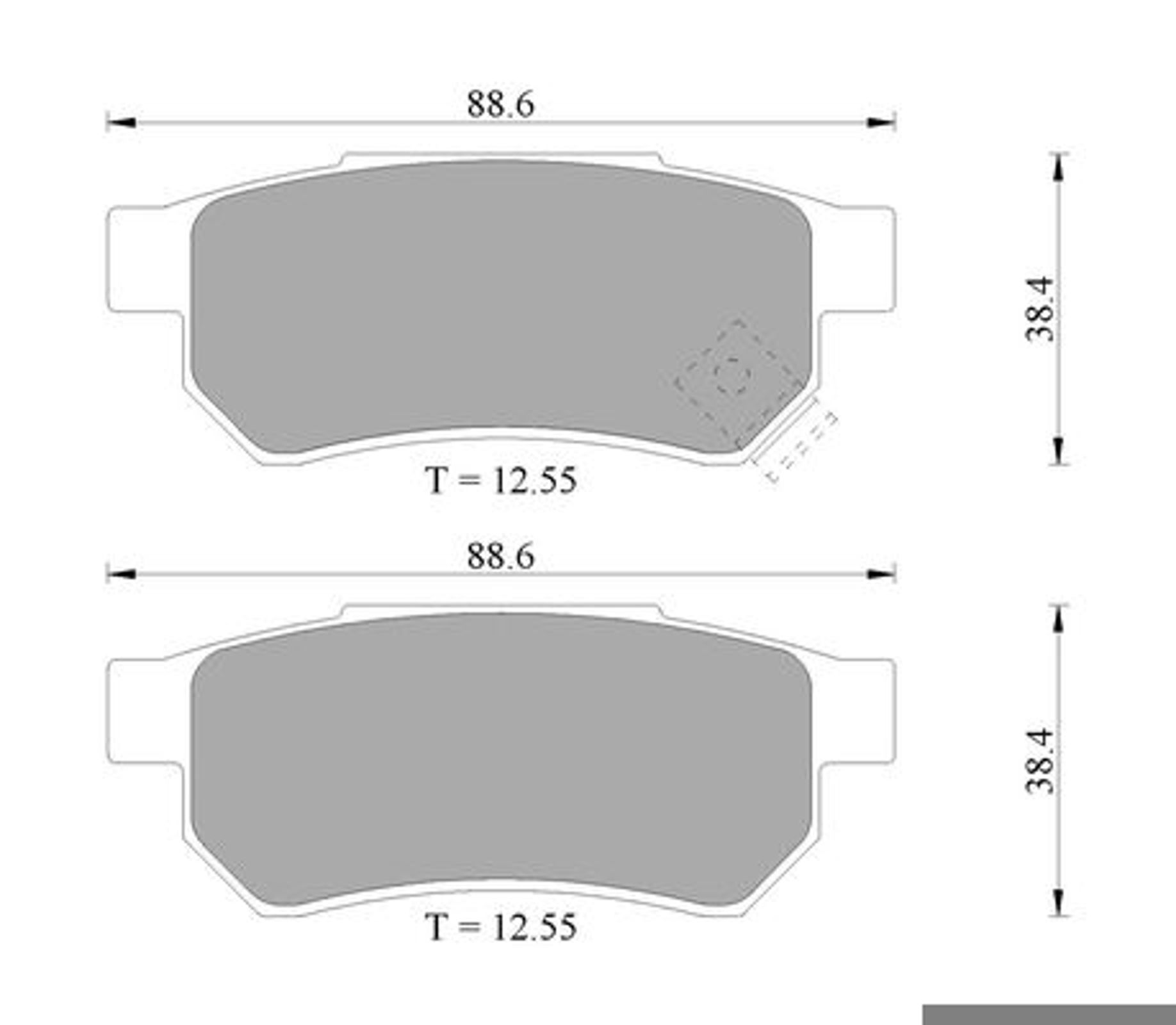 0986505729 BOSCH Комплект тормозных колодок, дисковый тормоз