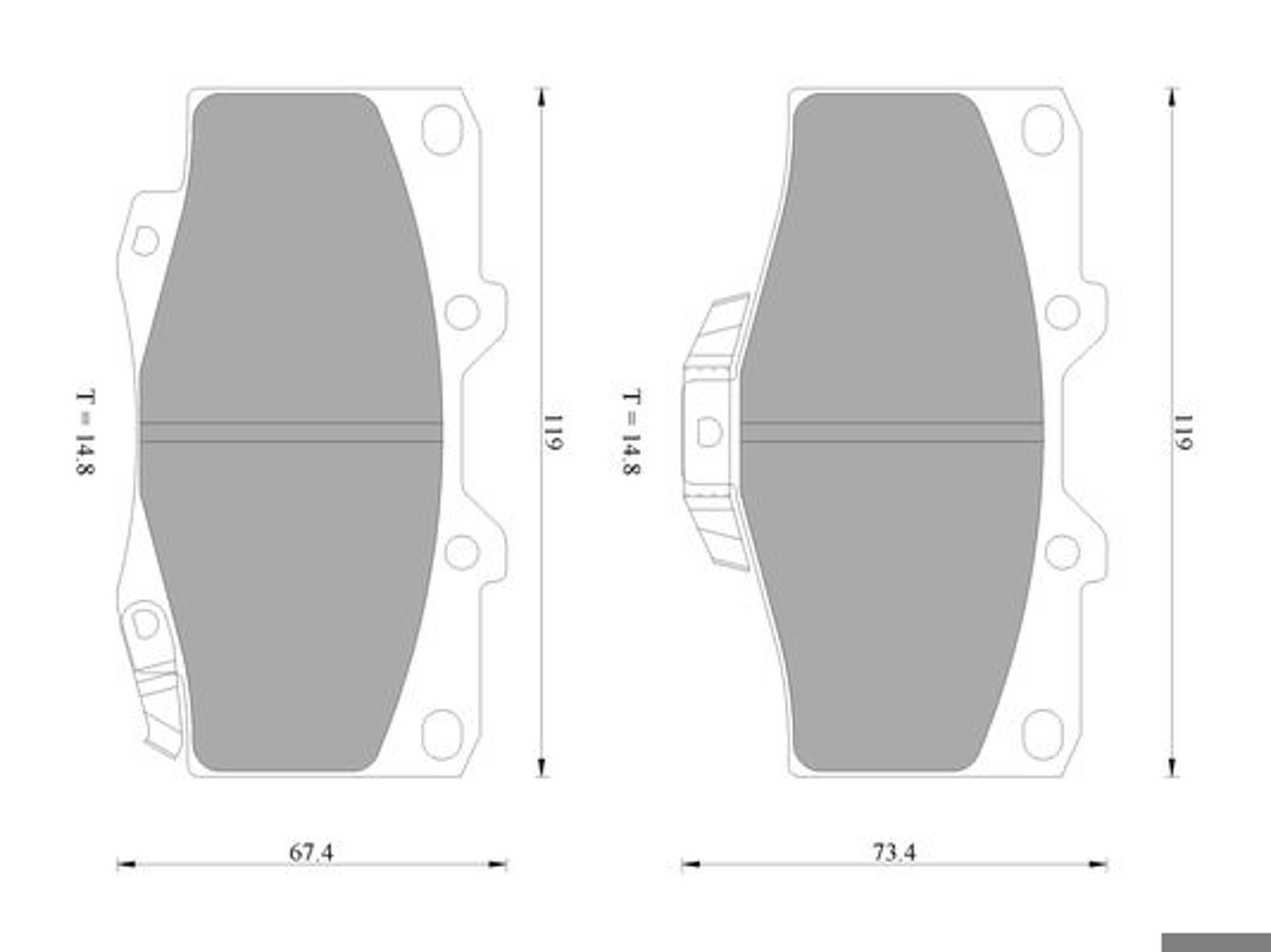 Комплект тормозных колодок дисковый тормоз BOSCH 0986505798