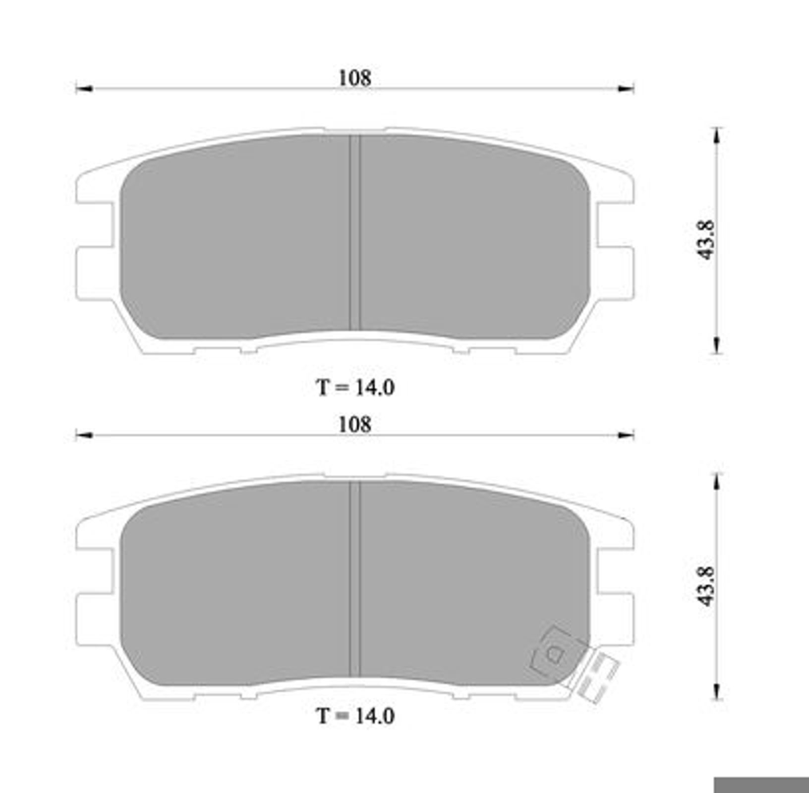 Комплект тормозных колодок дисковый тормоз BOSCH 0986505913